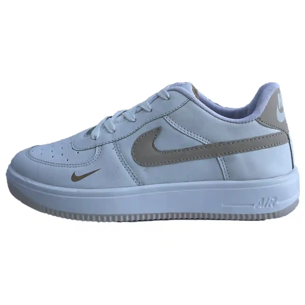 کفش اسپرت  زنانه و مردانه نایک ایر nike air سفید کرم کد 187